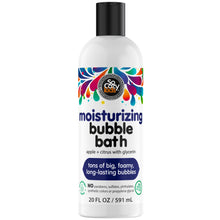 Kids moisturizing bubble bath bottle with apple citrus and glycerin label, 20 fl oz