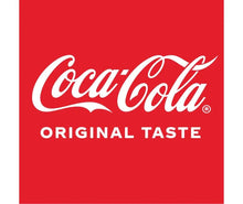 Red Coca-Cola original taste label graphic on a soda can