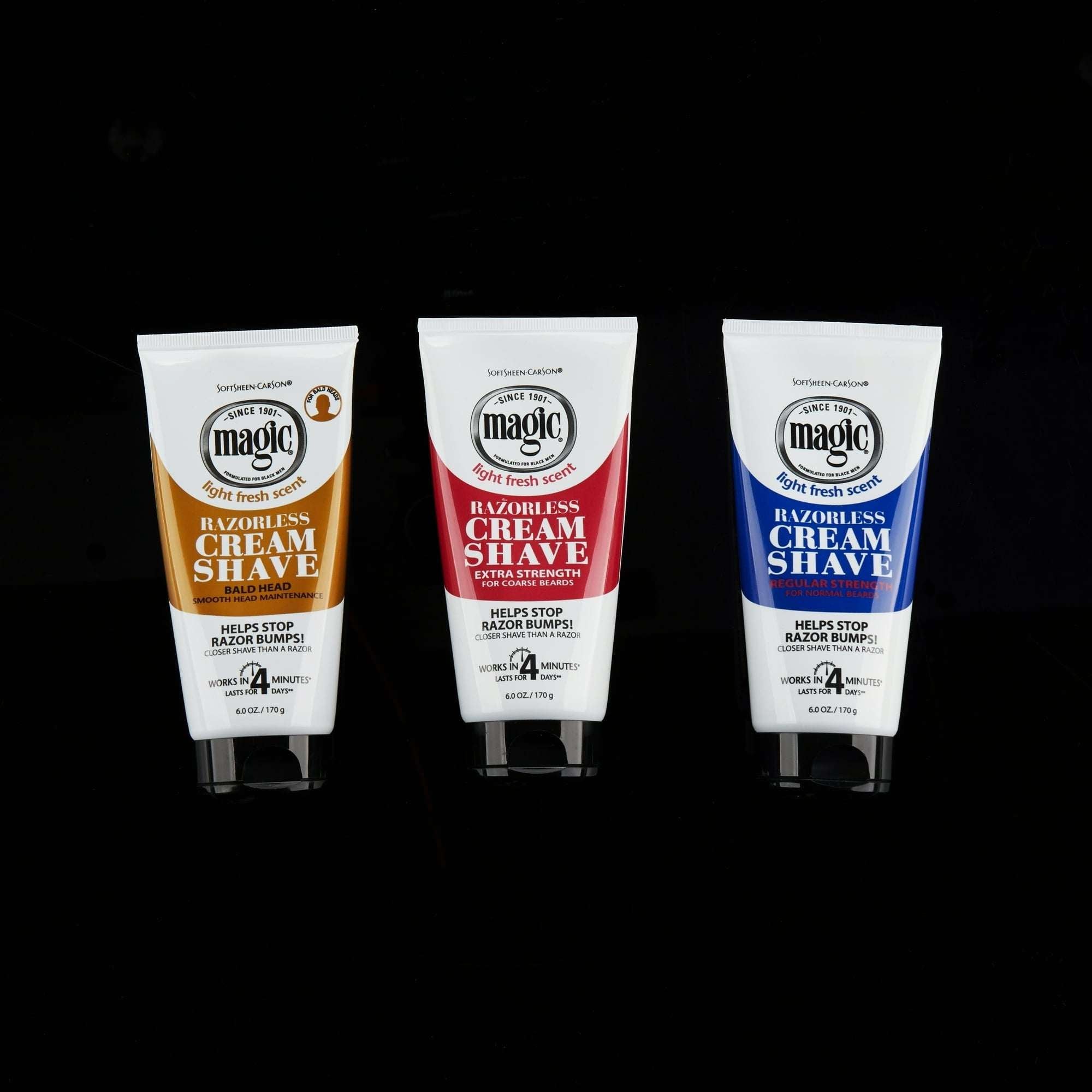 Softsheen-Carson Magic Shave Hair Removal Cream for Men, Extra Strength Depilatory Cream, 6 oz