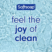 Softsoap body promotional text: feel the joy of clean