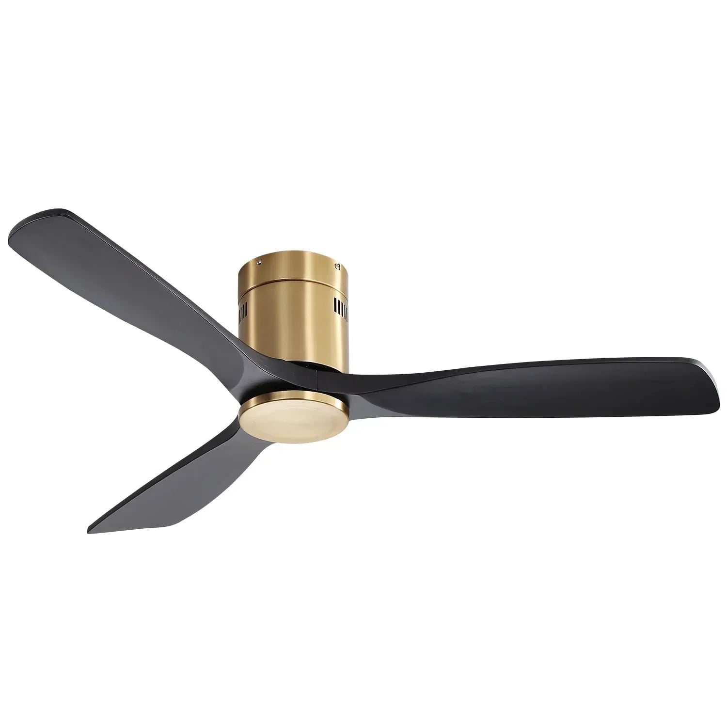 Sofucor 52 Inch Modern Flush Mount Ceiling Fan with Wood Blades