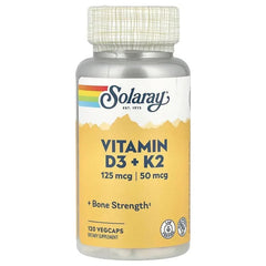 Solaray, Vitamin D3 + K2, VegCaps