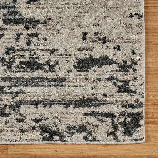 Solaris Runner Rug, Argent Charcoal, 2â€™2â€ x 6â€™ - USA MEGA SHOP