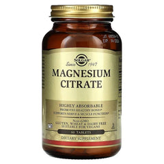 Solgar, Magnesium Citrate, Tablets
