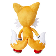 Sonic plush pillow buddy back view with orange hood and white spiky collar
