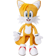 Orange Sonic plush cuddle pillow buddy with white spiky collar, gloves, and red-striped shoes