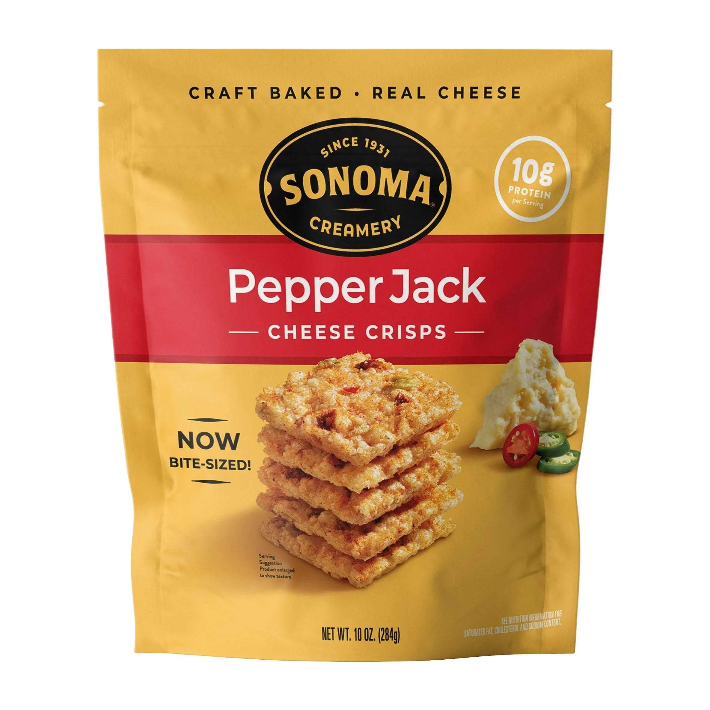 Sonoma Creamery Pepper Jack Crisps, 10 oz - USA MEGA SHOP