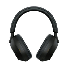 Over-ear wireless headphones, black, dual earcups