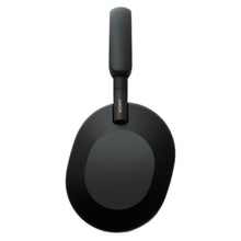 Over-ear wireless headphones, black earcup with adjustable yoke