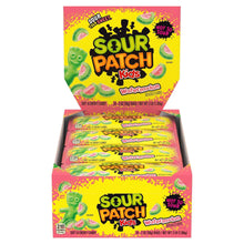 Watermelon soft and chewy candy display box with multiple pouches