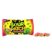 Watermelon soft and chewy candy pouch with loose candy pieces