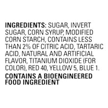 Ingredients statement for watermelon soft and chewy candy
