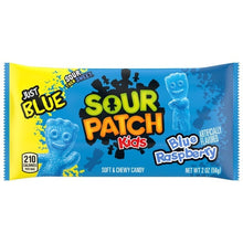 Sour Patch Kids Soft and Chewy Candy, Blue Raspberry, 2 oz, 24-count