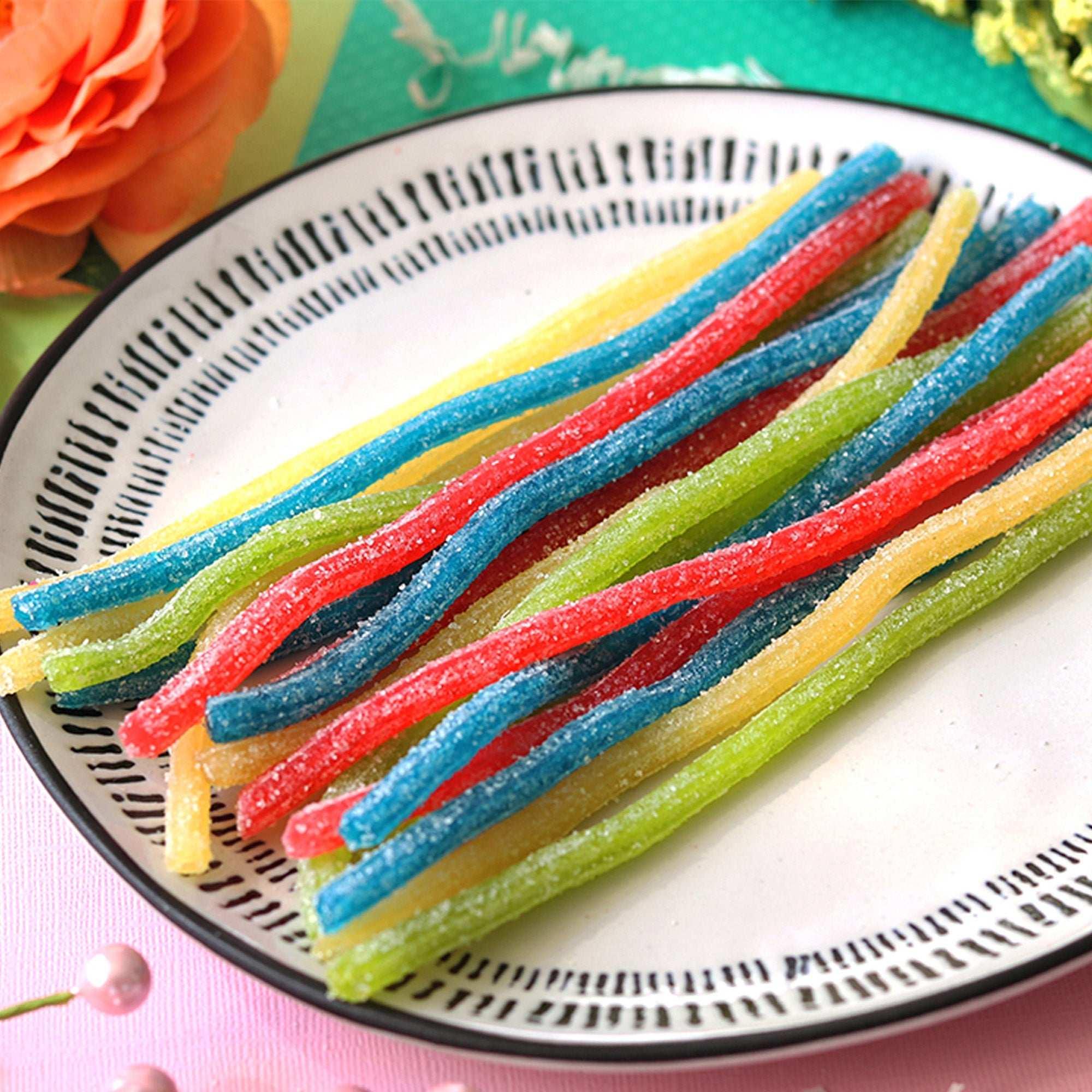 Sour Punch Straws, Rainbow, 2 oz, 24-count - USA MEGA SHOP