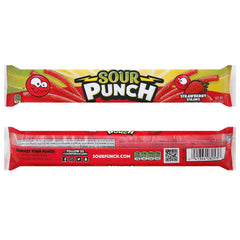 Sour Punch Straws, Strawberry, 2 oz, 24-count - USA MEGA SHOP