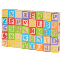 Spark Create Imagine ABC Wooden Blocks, 40 Pieces, Baby and Toddler Toys for Ages 18 months and older