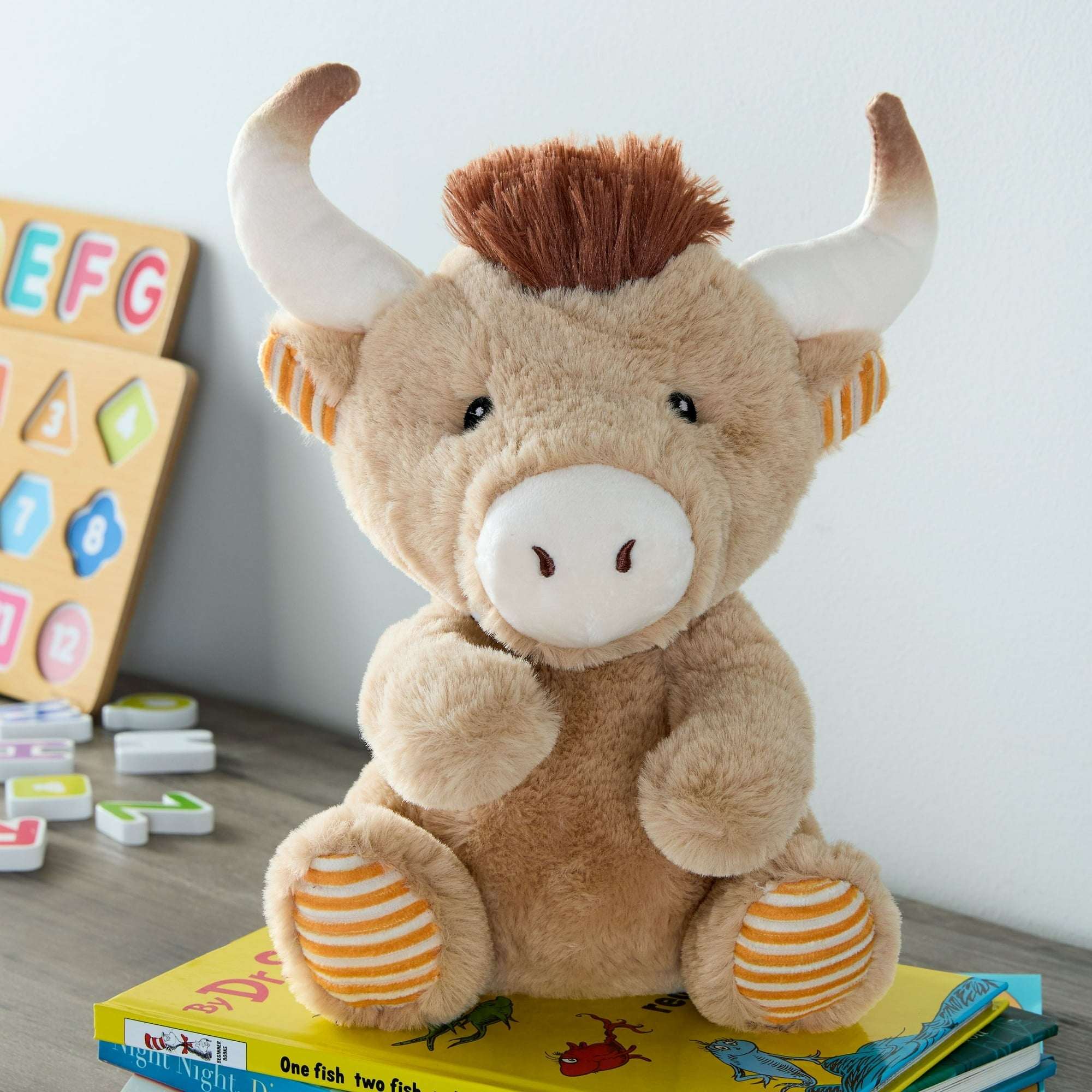 Spark Create Imagine Bull Plush, 9 in, 0 Months+