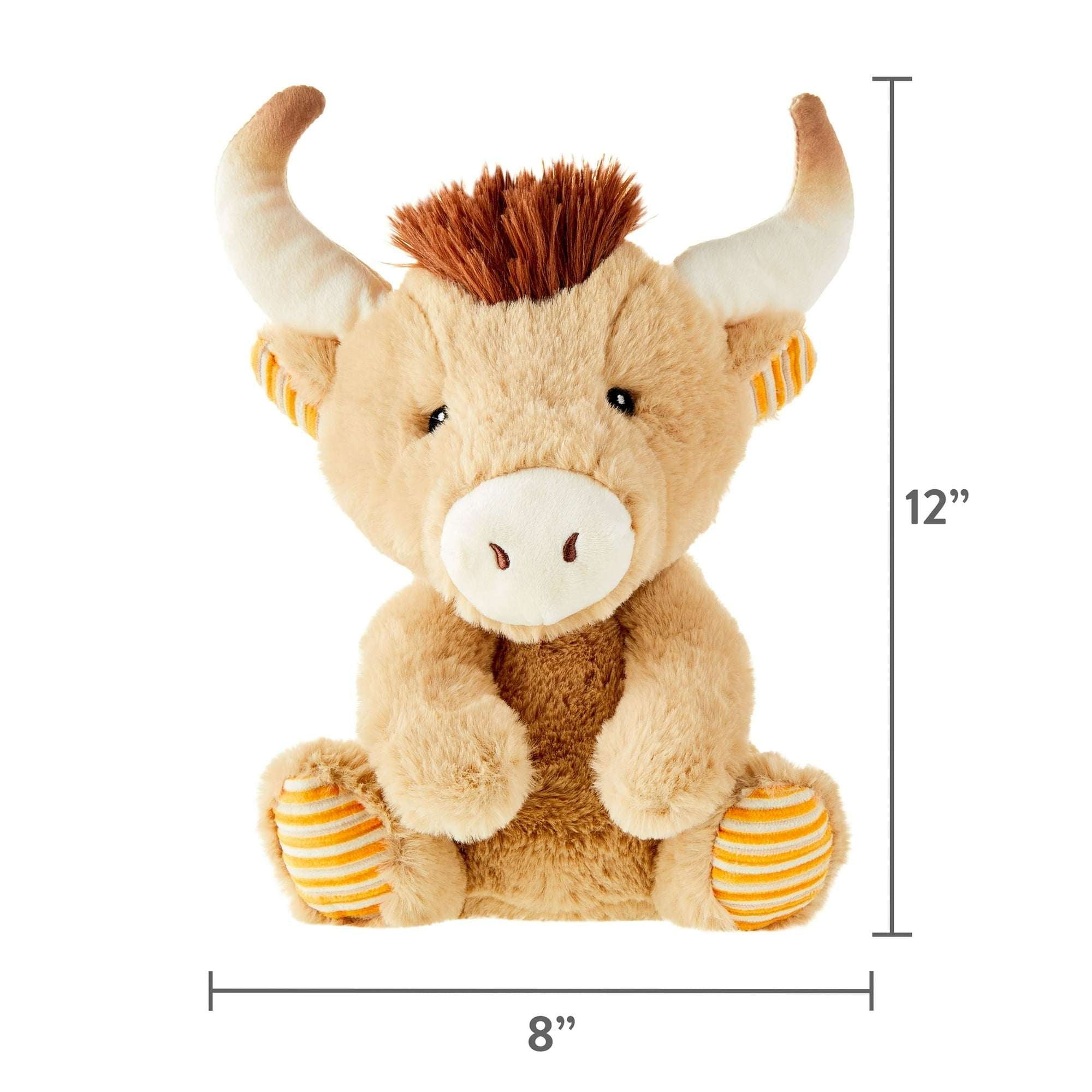 Spark Create Imagine Bull Plush, 9 in, 0 Months+
