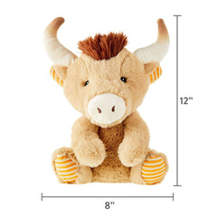 Spark Create Imagine Bull Plush, 9 in, 0 Months+