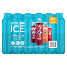 Sparkling Ice Zero Sugar Sparkling Water Blue Variety Pack, 17 fl oz, 24-count