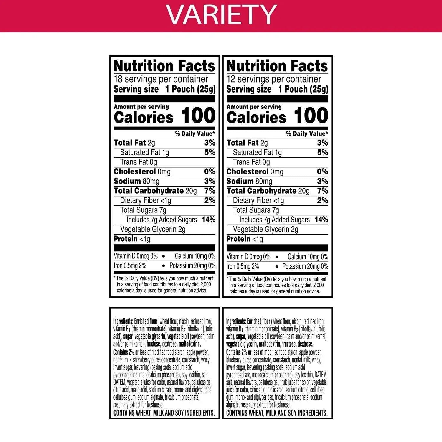 Special K Pastry Crisps, Variety Pack, 60 ct.