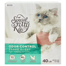 40 lb odor control cat litter bag with Fresh Scent and tight clumping formula