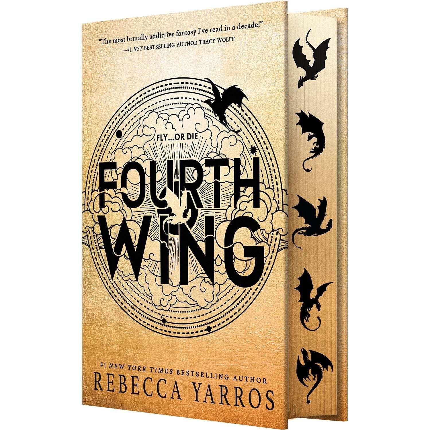 Special Edition - Fourth Wing by Rebecca Yarros - Book 1 of 3, Hardcover - USA MEGA SHOP