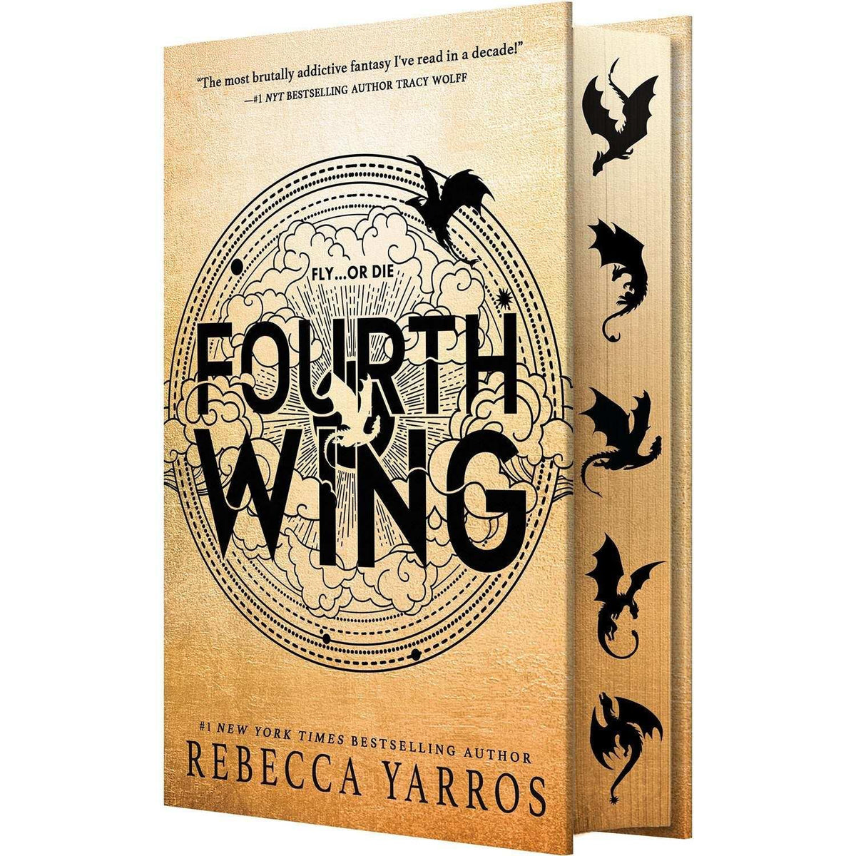 Special Edition - Fourth Wing by Rebecca Yarros - Book 1 of 3, Hardcover - USA MEGA SHOP