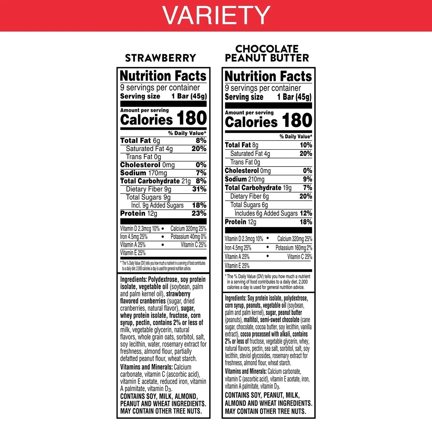 Special K Protein Bars, Variety Pack, 18 ct.
