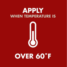 Weed & Grass Killer application info: apply when temperature is over 60°F.