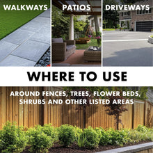 Weed & Grass Killer where to use graphic for walkways, patios, driveways, and yard edges
