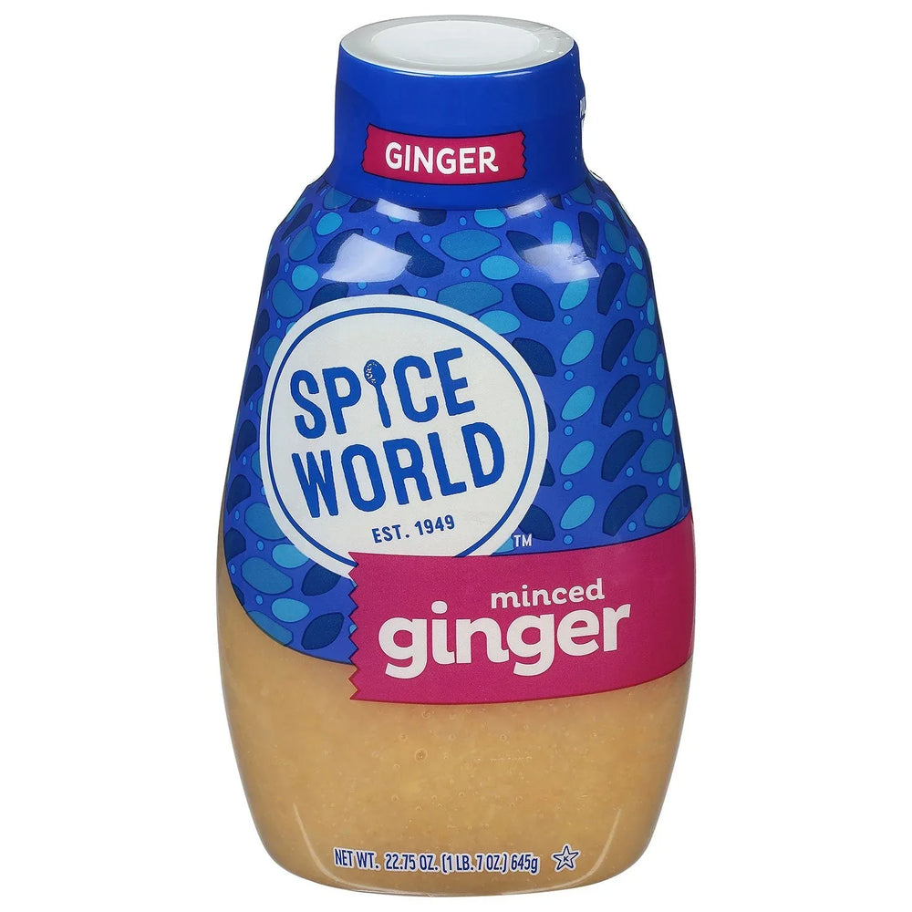 Spice World Squeeze Minced Ginger Seasoning 22.75 oz. - USA MEGA SHOP