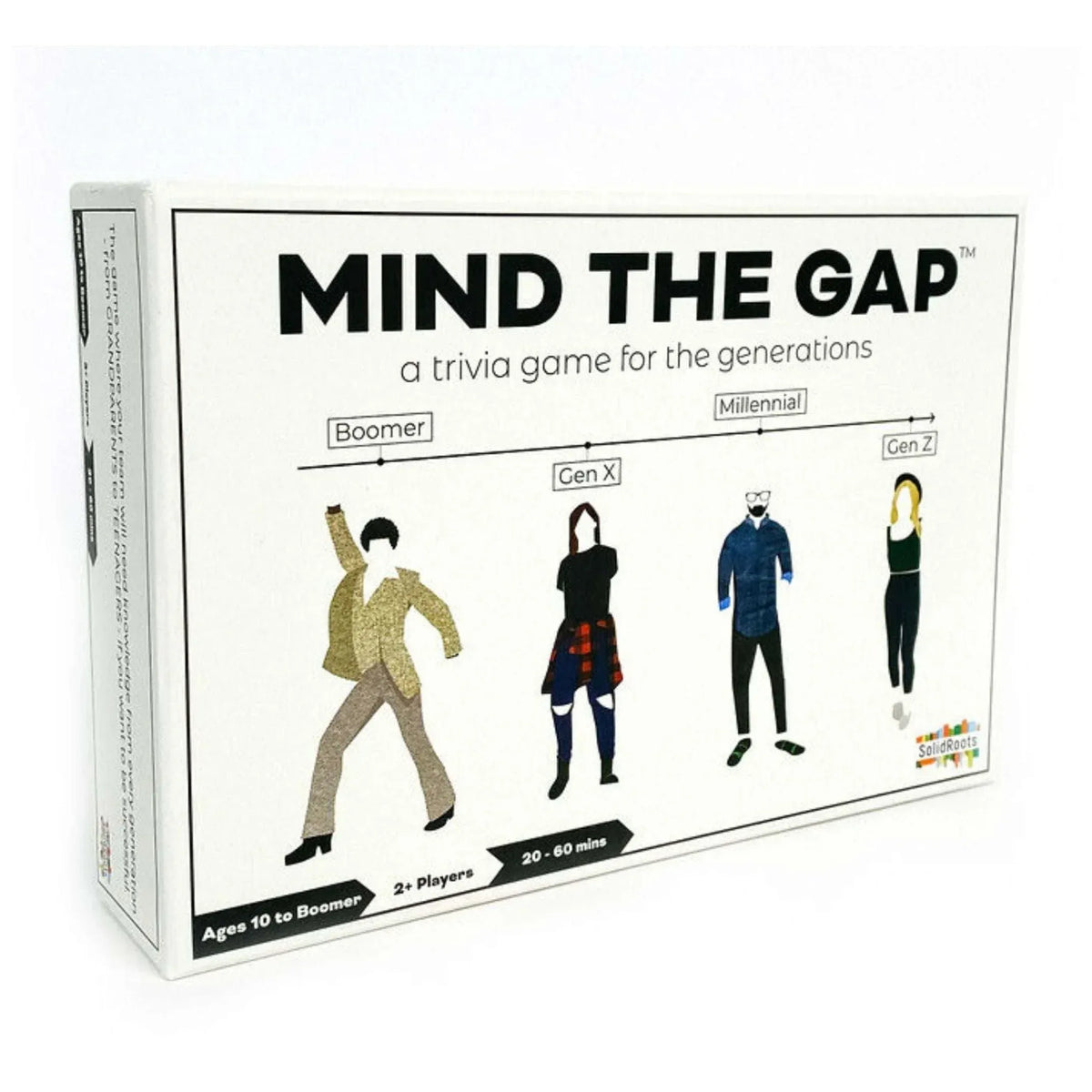 Spin Master Games, Solid Roots Mind the Gap, Trivia Game for the Generations, for Ages 10 and up - USA MEGA SHOP