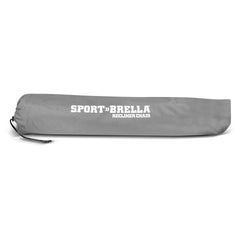 Sport-Brella Grey Camping Chair, with Clamp-On Sun Shade