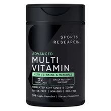Sports Research Advanced multivitamin bottle with vitamins & minerals, 180 veggie capsules
