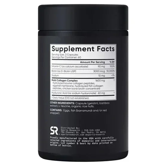 Sports Research Multi Collagen, 180 Capsules