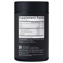 Omega-3 krill oil supplement bottle with Supplement Facts nutrition panel