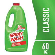 Green Spray 'n Wash refill bottle with red cap, 60 oz pre-treat stain remover