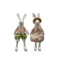Spring Fabric Bunnies 2 pk.
