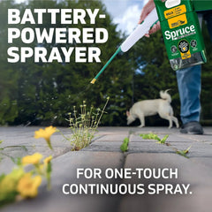 Spruce Weed & Grass Killer Kit, 1 Power Spray Starter Kit and 1 Refill, 64oz x 64oz