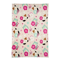 Squishmallow WINSTON CAM FLORAL Plush Throw 46 X 60 NEW