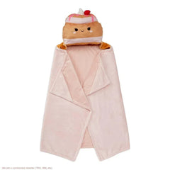 Squishmallows Kids' Hooded Blanket Sawtelle The Strawberry Pancakes