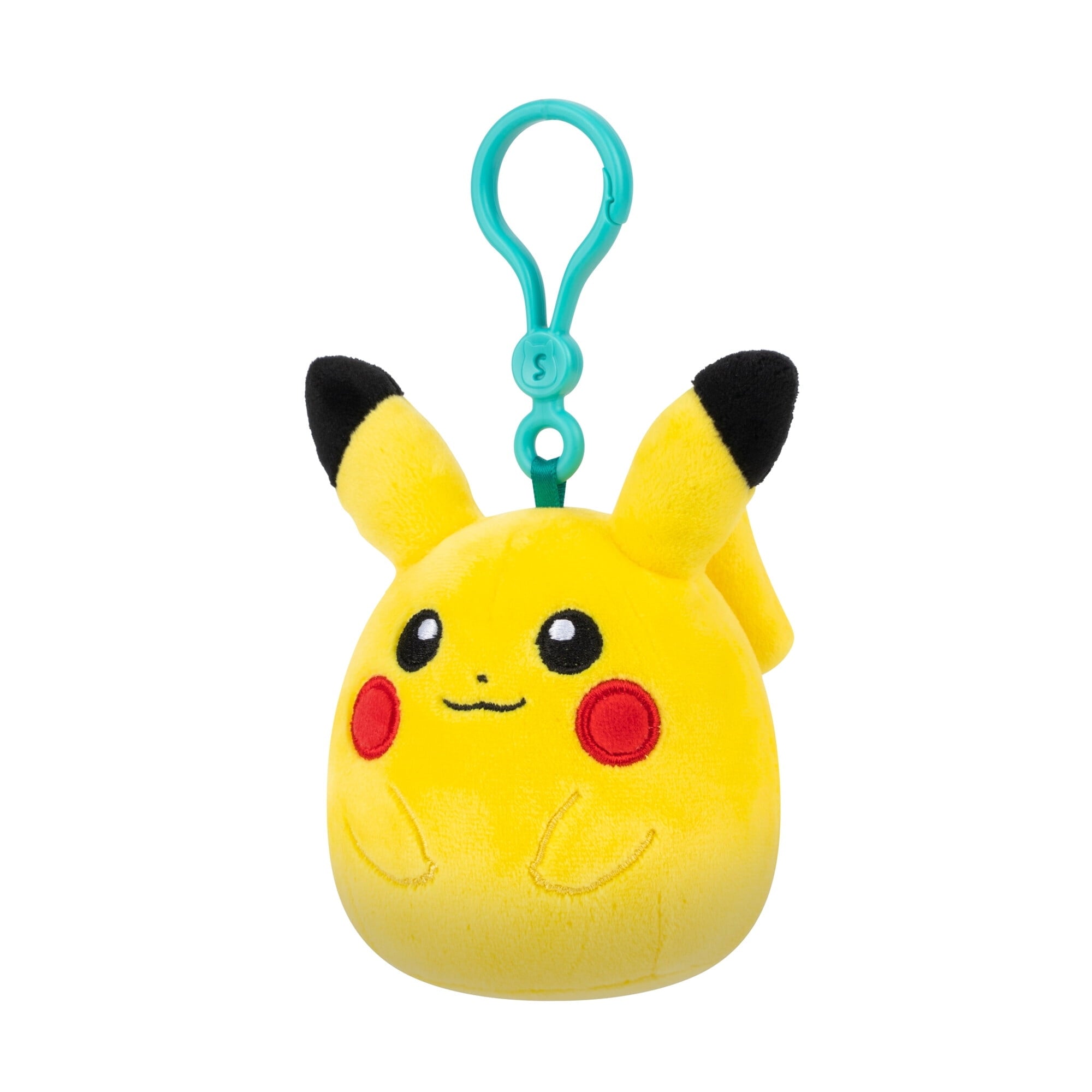 Squishmallows Clip-On Pokemon Pikachu Plush Toy - 3.5-inch Portable Soft Plush