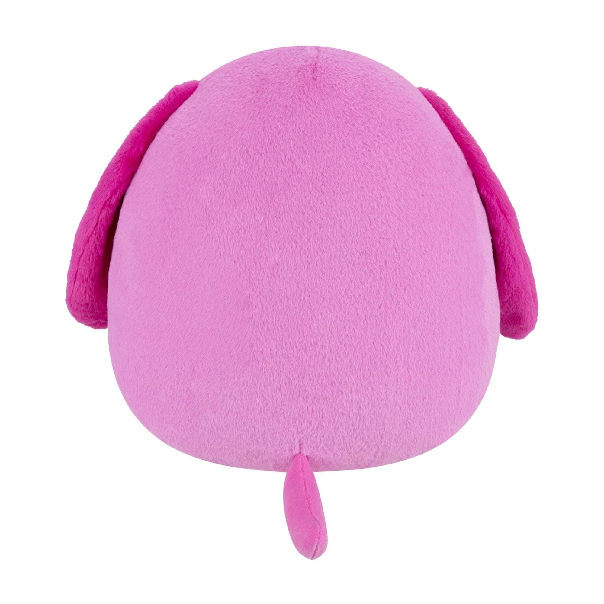 Squishmallows FuzzAMallow Official 16 inch Sager the Pink Dog with White Belly - Child's Ultra Soft Plush Toy