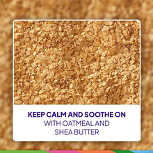 Oatmeal flakes ingredient for soothing body wash