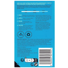 St. Tropez Express bronzing mousse bottle back panel with barcode and icons