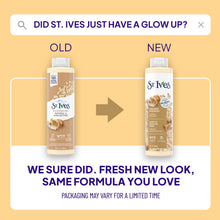 St. Ives body wash bottle comparison, oatmeal & shea butter variant in two packs
