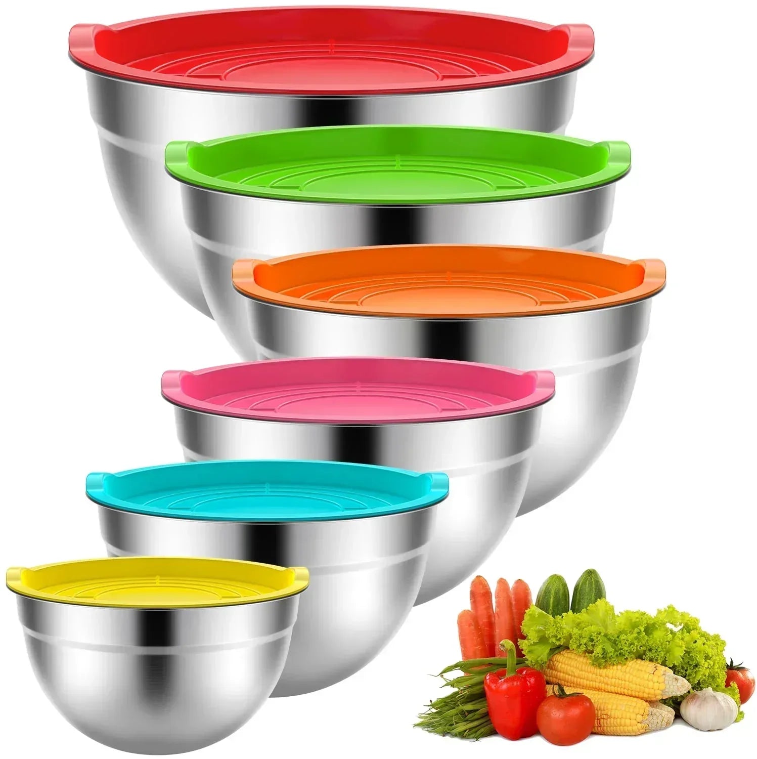 Stainless-Steel-Mixing-Bowls-Set-TINANA-6-PCS-Mixing-Bowls-Lids-Metal-Nesting-Storage-Bowls-Kitchen-Size-4-5-3-2-5-2-1-5-0-75-QT-Great-Prep-Baking-Se_92d8da27-46c6-4551-930a-1df55c0f4 - USA Mega Shop