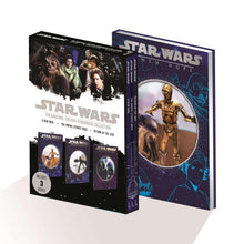Star Wars storybook collection hardcover, two book covers with 3 book icons