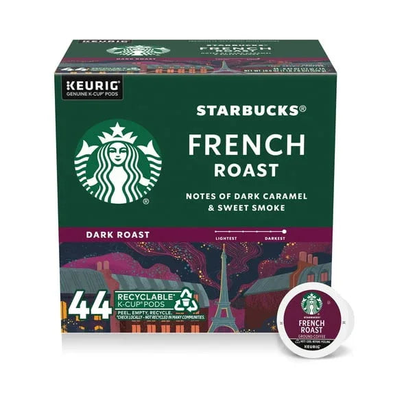 Starbucks Pike Place Roast, Hot or Iced Coffee, Medium Roast K-Cup Coffee Pods, 44 Count - USA MEGA SHOP